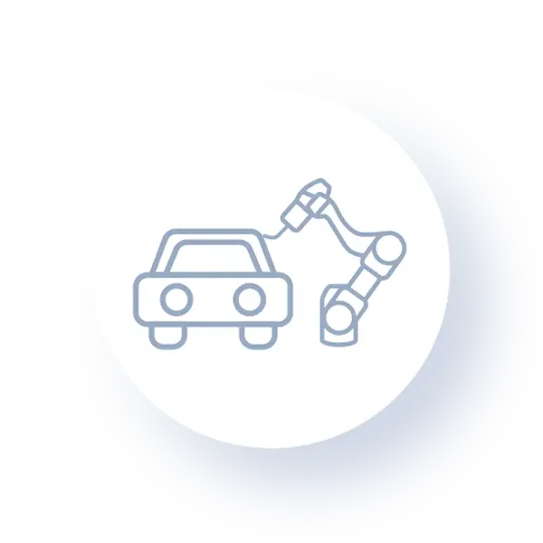 Montage Fahrzeugkarosserie Icon