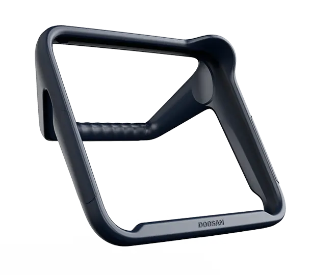 schwarz Schutzhülle für das Bedientablet von Doosan Robotics