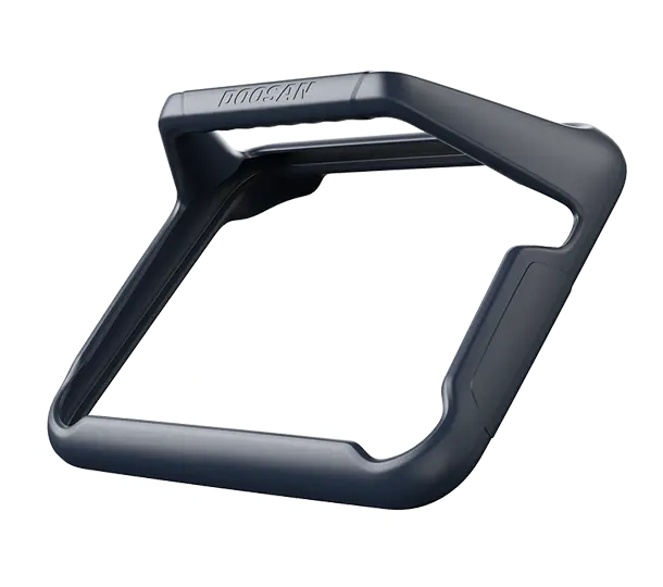 schwarz Schutzhülle für das Bedientablet von Doosan Robotics
